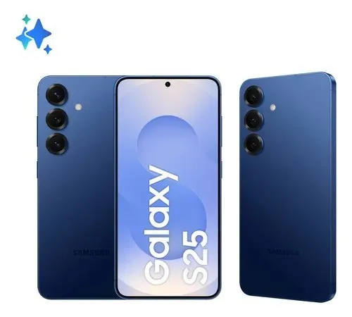 Samsung Galaxy S25 5G, 256GB, 12GB, Câmera Tripla - Azul marinho